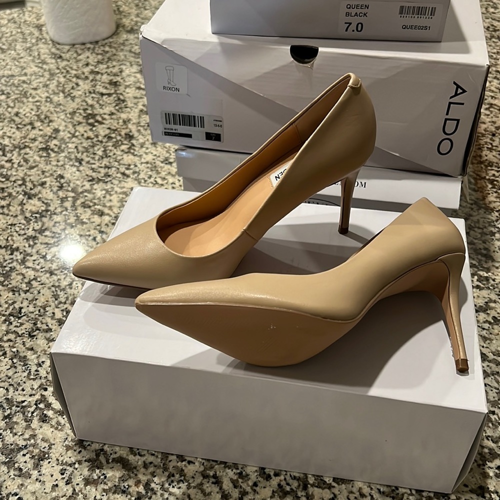 Nude 3 inch heel